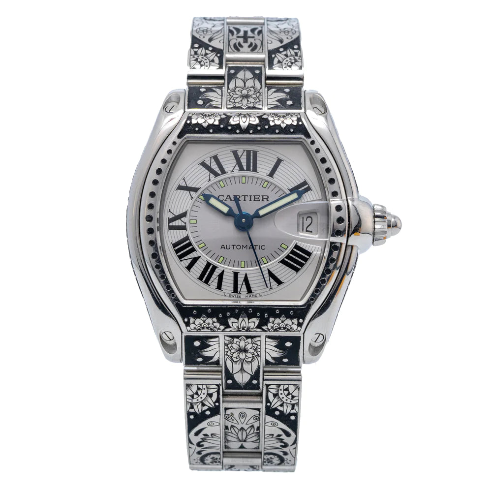 Cartier - Roadster Hand Engraved - W62000V3